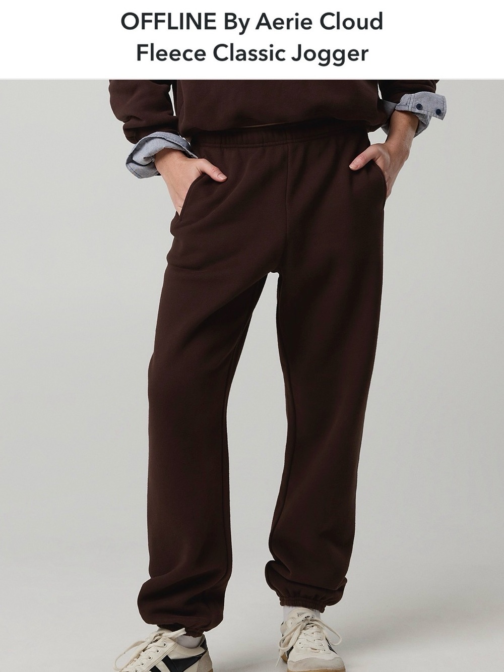 Aerie cloud fleece classic sweatpants
